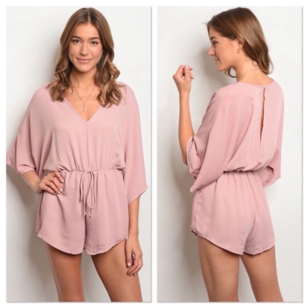 🔴SOLD🔴 Mauve Romper - Picture 1 of 3
